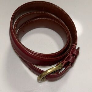 Coach skinny belt
